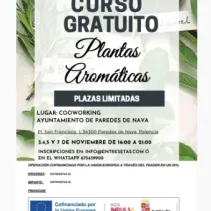 Curso de Plantas aromáticas en Paredes de Nava